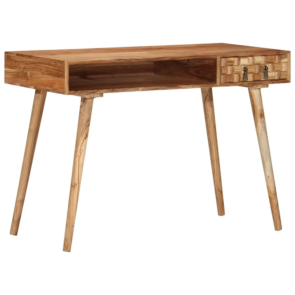 Scrivania 110x50x76 cm in Legno Massello di Acacia 338434