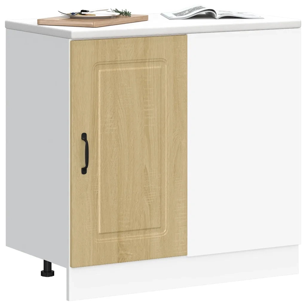 Base da Cucina Kalmar Rovere Sonoma in Legno Multistrato 854321