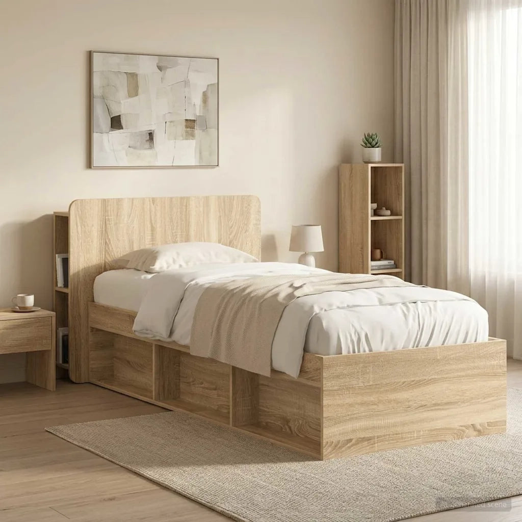 Testata del letto Rovere Sonoma Legno ingegnerizzato 8001194