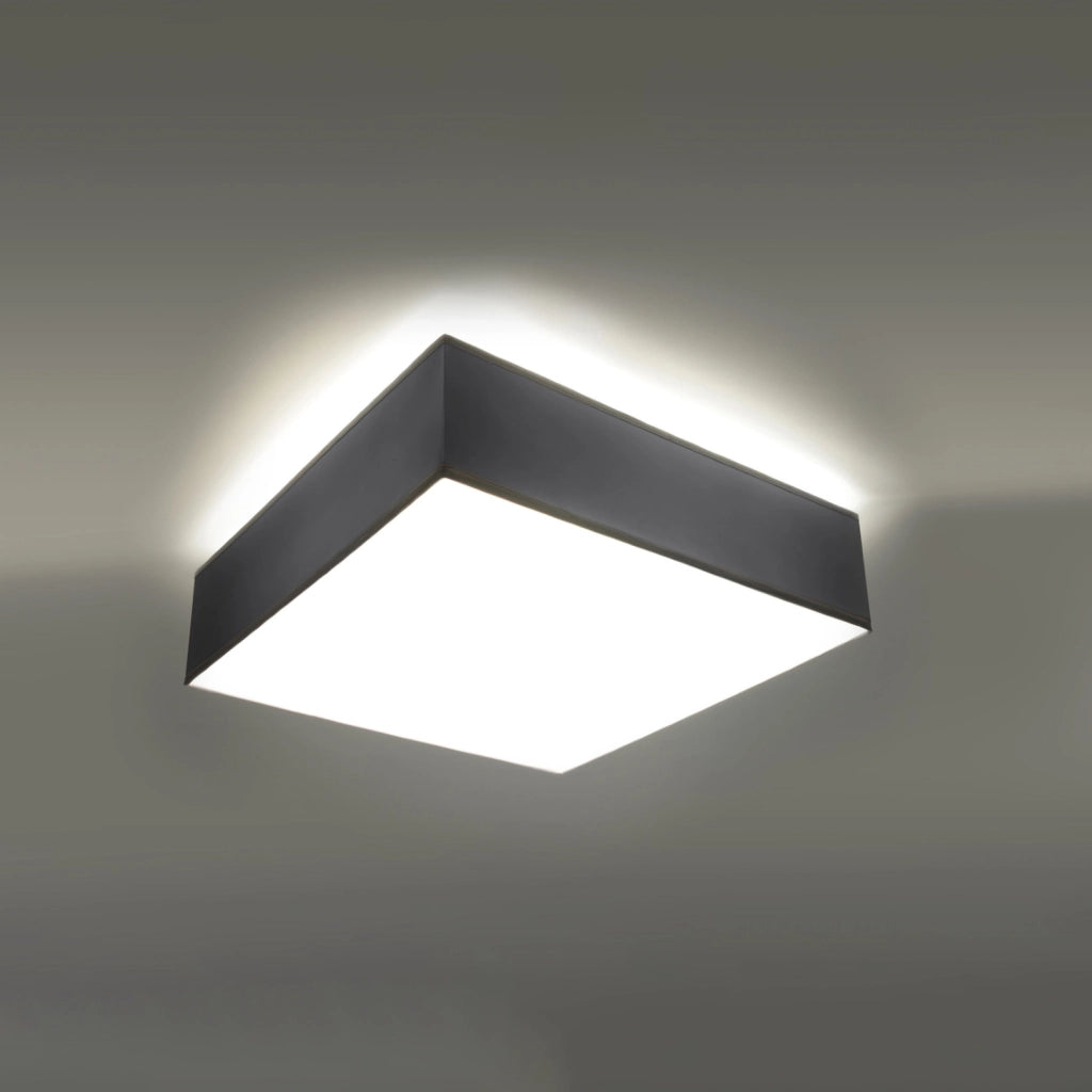 Plafoniera soffitto Pure Lume Anubis 35cm grigia 2xE27