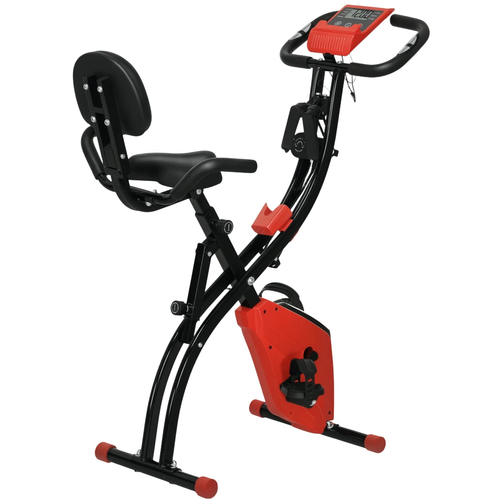 Cyclette pieghevole 2-in-1 ¨C Xylo ¨C con display LCD, cardiofrequenzimetro, resistenza magnetica 8 livelli
