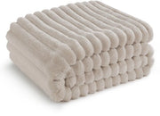 Piumino soffice - Decongestionante di lana e piumino, decongestionante di corduroy morbido e caldo per la decorazione della camera, decongestionanti morbidi e caldi per la camera, 150 x 200 cm