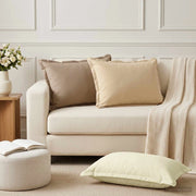 Federa 6 pz HOUTEN Beige 50 x 75 cm Poliestere 919876