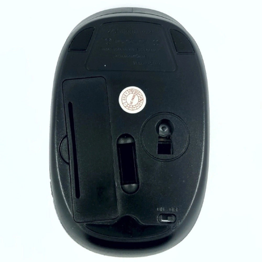 Trade Shop - Mini Mouse Wireless 2.4ghz Ottico Senza Fili Dongle Usb Per Pc Notebook Qm63 -