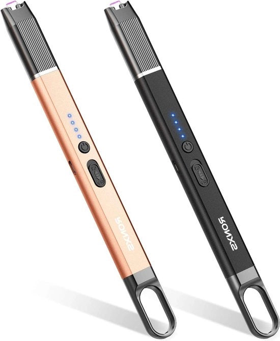 Dualitario plasmaaansteker USB ricaricabile per cucina e campeggio - 2 pezzi