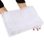 Pacchi di regalo in organza 50 pezzi - Dimensioni 20 x 30 cm - Pacchi di regalo con cordino - Confezioni di regalo per compleanni/nuziali - Confezioni di regalo per Natale - Facili da aprire/chiusura - Pacchi di regalo