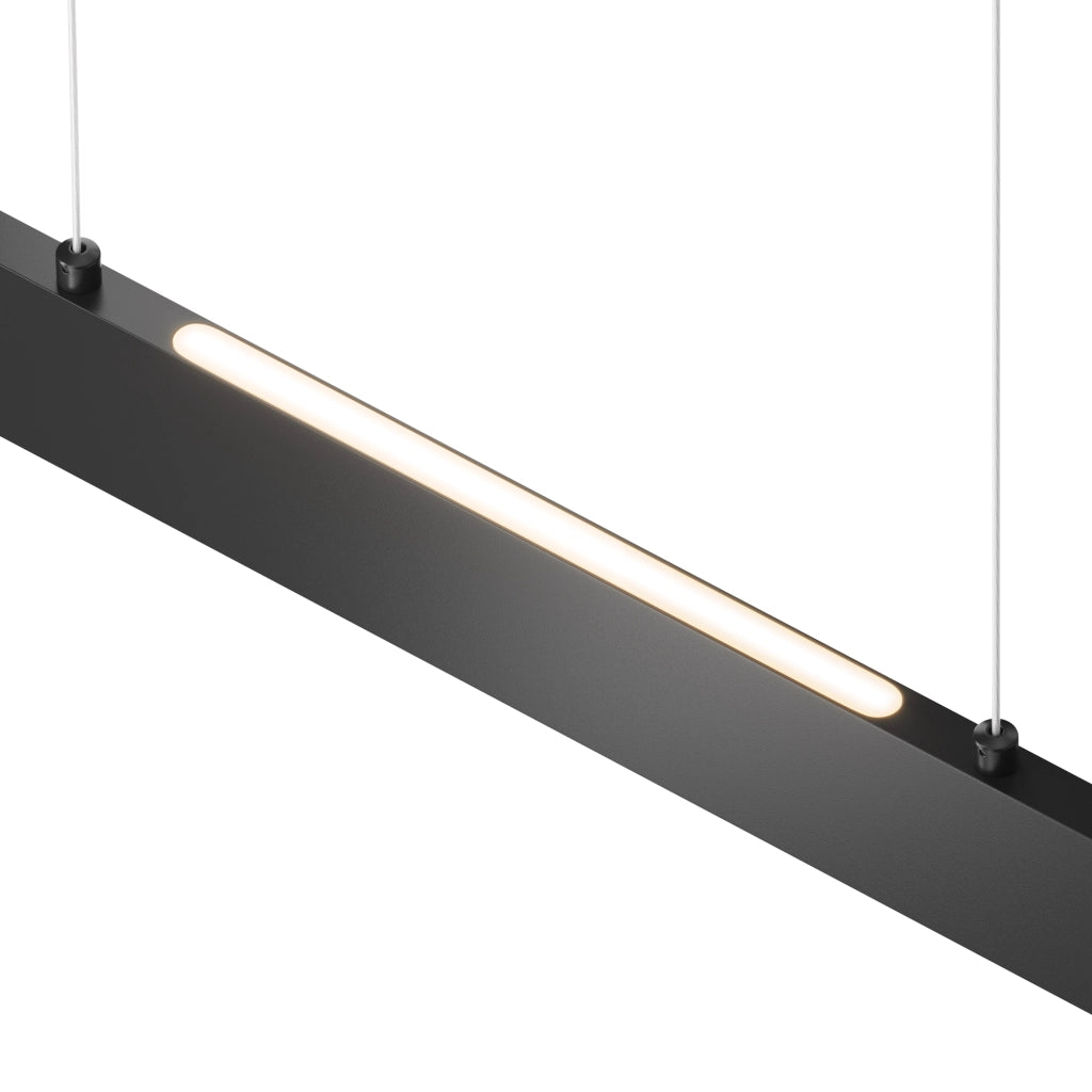 Lampada sospesa Maytoni Step LED 23W 4000K nera metallo