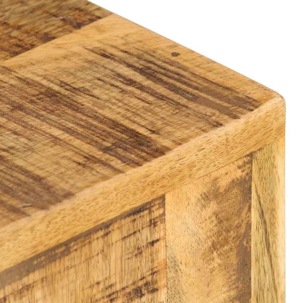 Portavasi mobili per fiori set da 2 legno massello di mango marrone 02_0045341