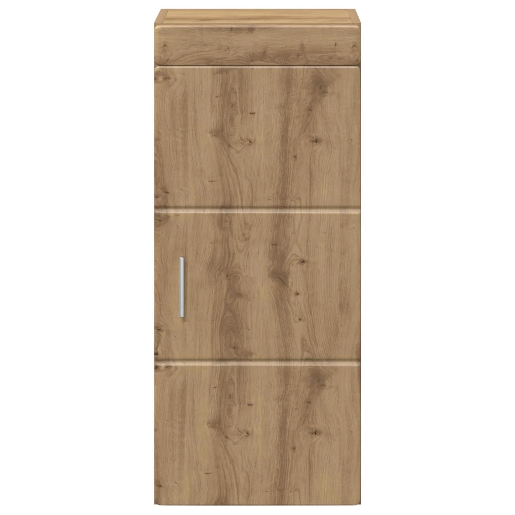 Armadio da bagno a muro con porta TULUM Rovere artigianale 880340