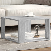 Tavolino Salotto-Tavolino da soggiorno-Tavolo Grigio Sonoma 51,5x51,5x30cm Legno Multistrato