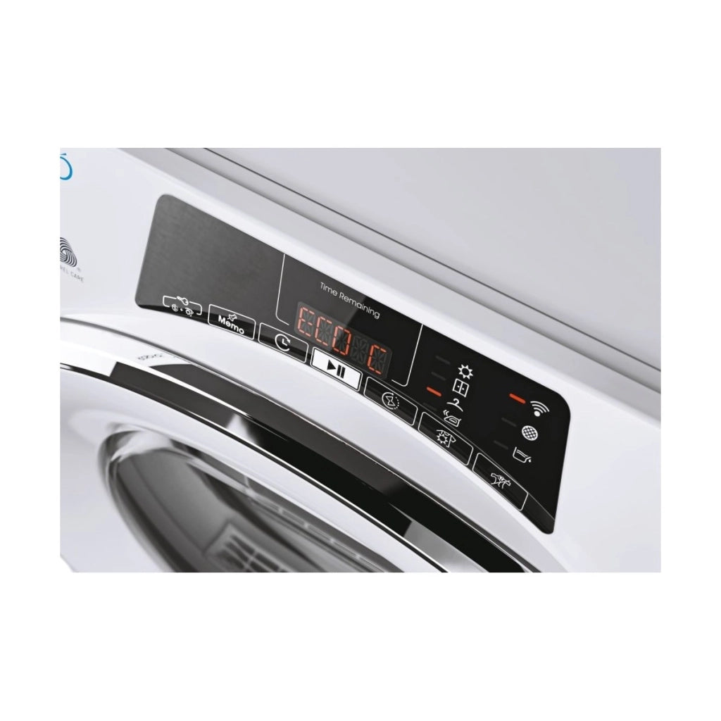 Asciugatrice a Pompa di Calore 10 Kg Candy Rapidò ROE H10A2TCEX-S Classe A++ (A85xL60xP60) Asciugatura smart Stiro facile Cicli rapidi