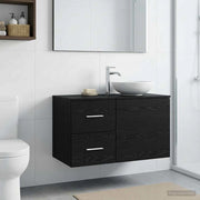 Armadio Bagno In-between Rovere Nero 30 x 44,5 x 50 cm 890375