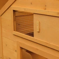 Pollaio Gabbia Ovaiole per Galline da Giardino con 2 Cassetti, Nido e Tetto da Esterno Impermeabile in Legno, 150x100x96.5 cm
