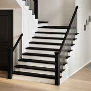 Gradini 20 pz Marrone Scuro 120x30x2 cm Legno Massello Rovere