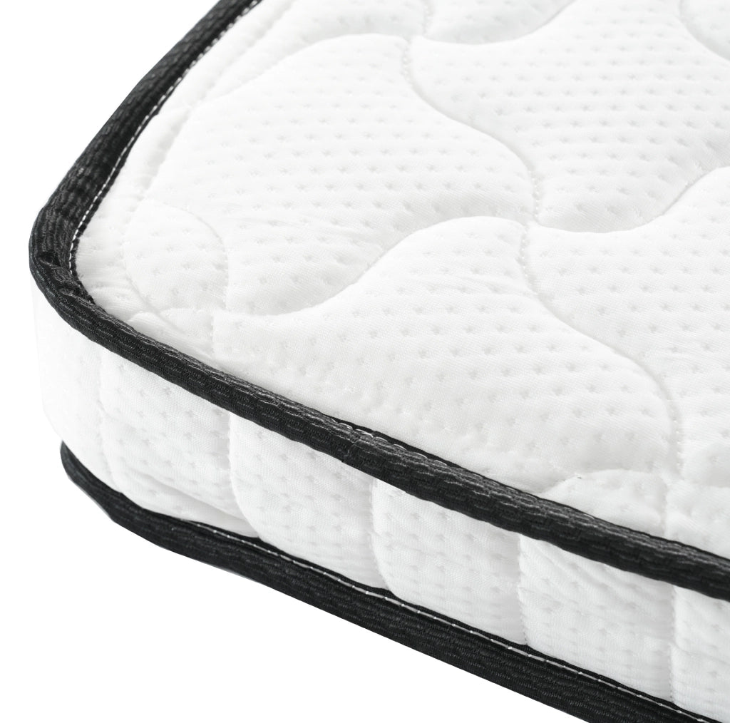 Divano letto imbottito estraibile 90/180 x 200 cm in lino grigio chiaro con vano laterale e USB