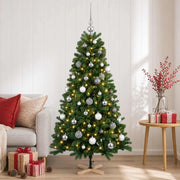 Albero di Natale artificiale con palline 120 cm 150 LED 3461400