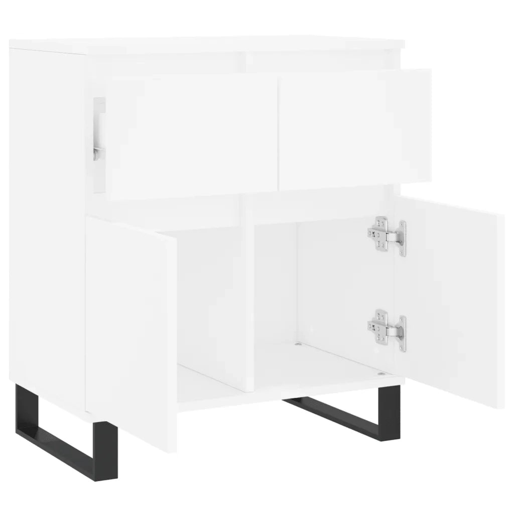 Credenza | Madia | Buffet da pranzo | Armadio da pranzo Bianca 60x35x70 cm in Legno Multistrato