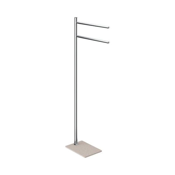 Piantana porta asciugamani gedy ta31 03 tania cromo e beige