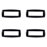 Placca Slim Serie Space 7P Colore Nero Compatibile Con Bticino Living Light