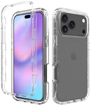 Telaietto per smartphone con design sottile - trasparente - resistente agli urti - anti graffio - cristallino - compatibile con iPhone 25 Pro