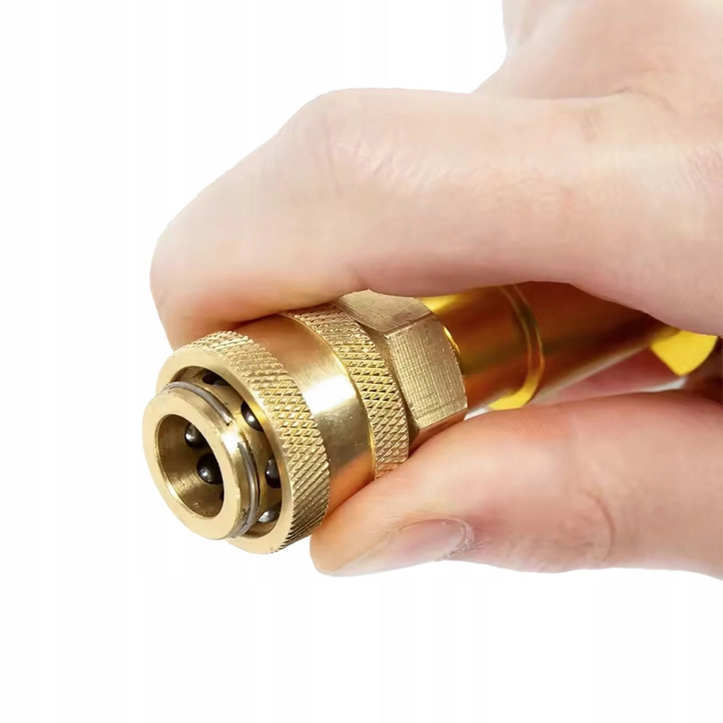 Adattatore in Ottone TR22 EasyLock – Compatibile con Idropulitrici Kärcher HD HDS | Attacco Rapido 1/4"