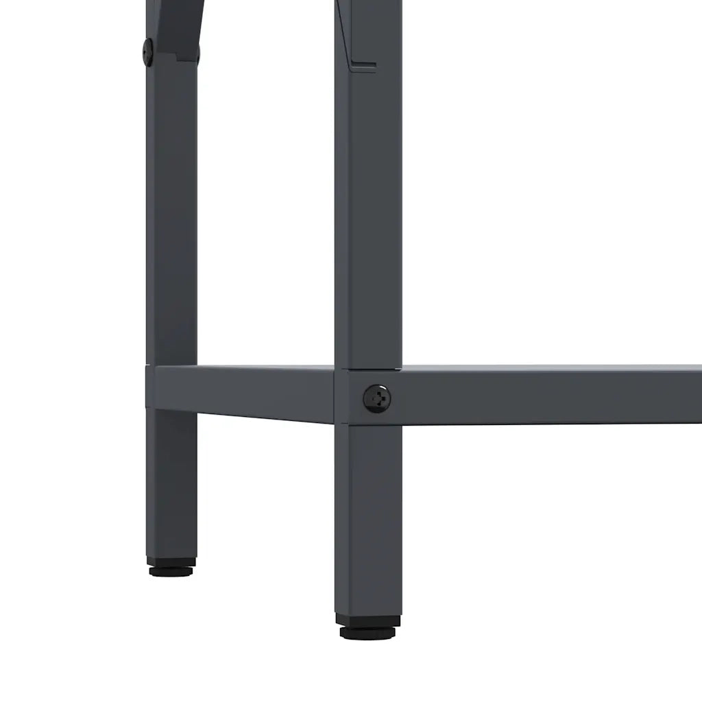 vidaXL Rastrelliera per Legna da Ardere Antracite 34x25x70 cm