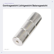 Contragewicht in lega di alluminio - 3 pezzi - Stabilizzatore manuale - Per dispositivi mobili 2/3 - Robusto e duraturo - Peso di equilibrio