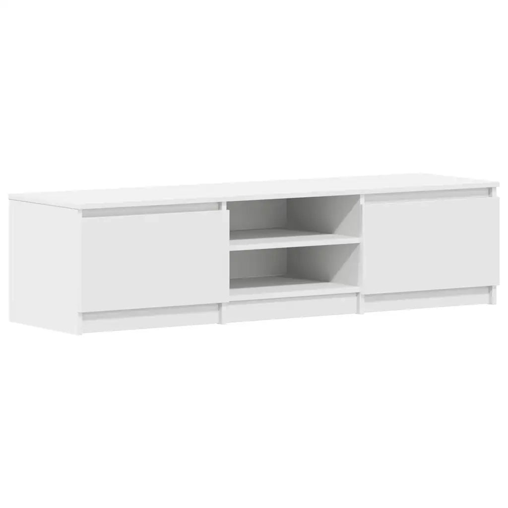 Mobile Porta TV Bianco 140x40x35,5 cm in Legno Multistrato 800648