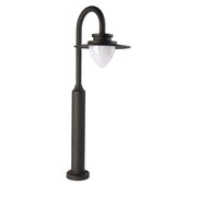 Lampione Vintage - Decò Texas Alluminio Grigio Policarbonato Led 9W 3000K
