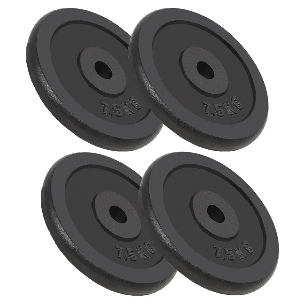 Dischi per Pesi 4 pz 4x7,5 kg in Ghisa cod mxl 67655