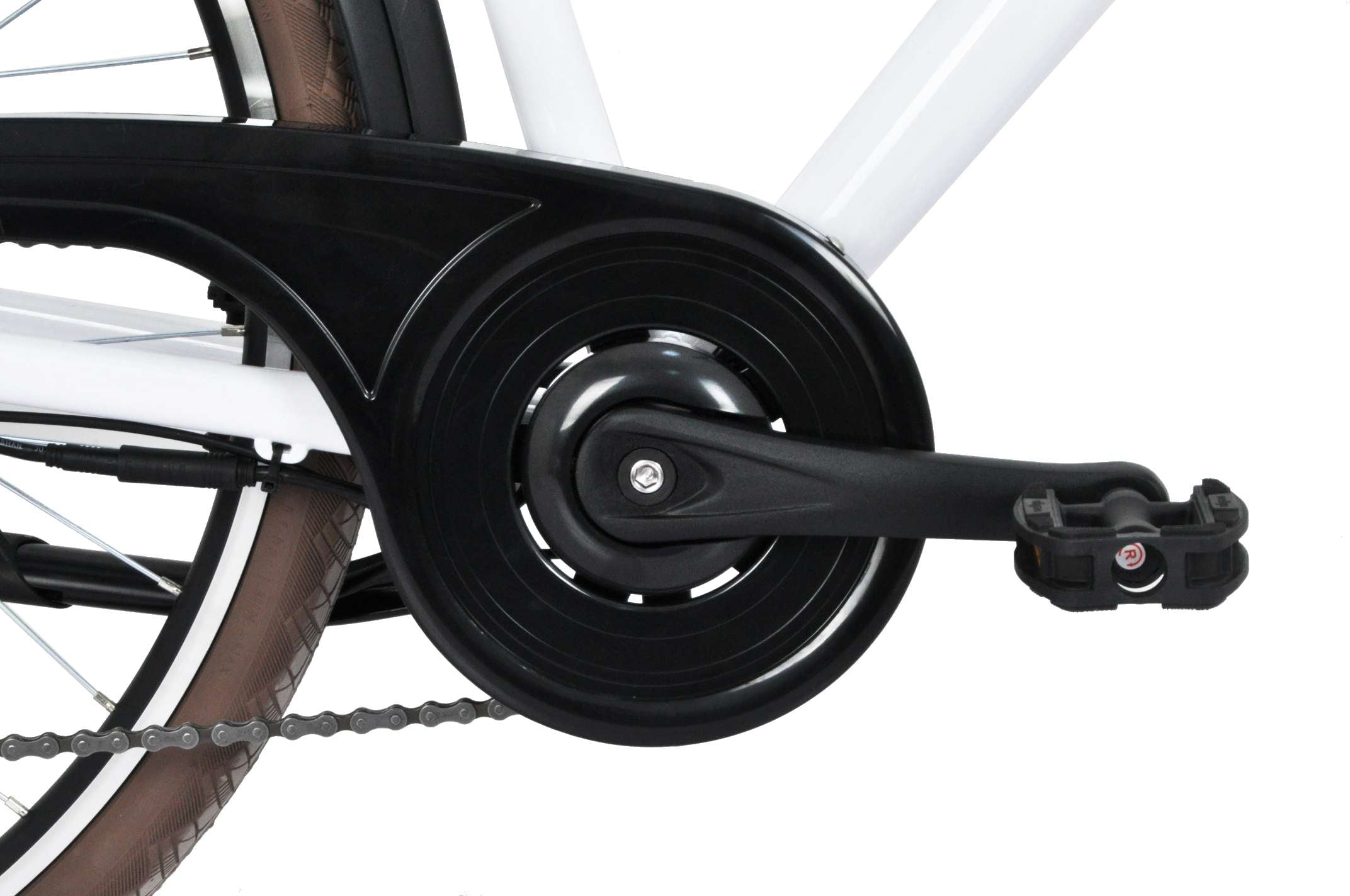 City bike donna 28" alluminio forcella ammortizzata  10.4 ah Bianca - F.LLI SCHIANO