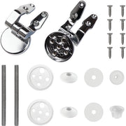 Braccio di sostegno per WC in acciaio inox, sospensioni per coperchi di toilette con viti, accessori