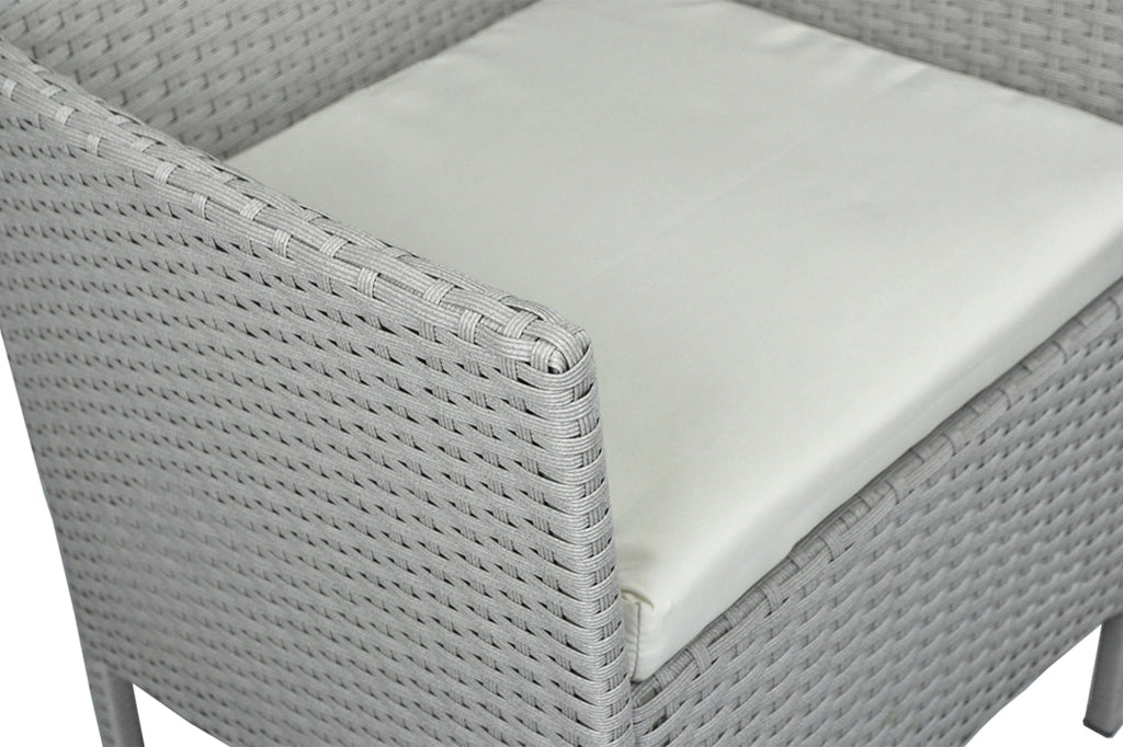 Salotto da giardino in rattan, set di divani da esterno in polyrattan tortora - Erica - RT-E03ZB