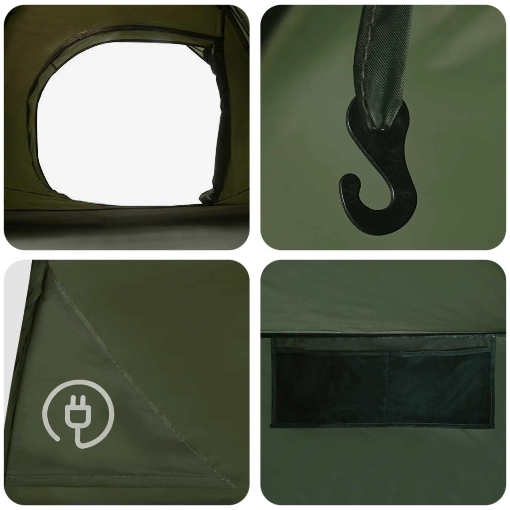 Tenda Istantanea con tetto Verde Oliva 305 x 215 x 140 cm 42029018