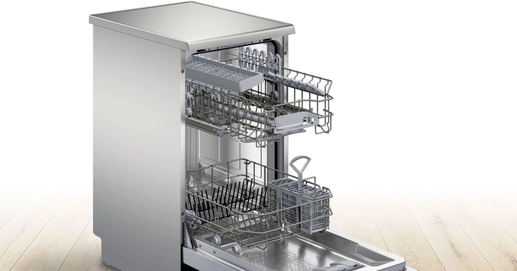Bosch Serie 2 SPS2HKI58E Lavastoviglie da libera installazione 45 cm Acciaio Classe E