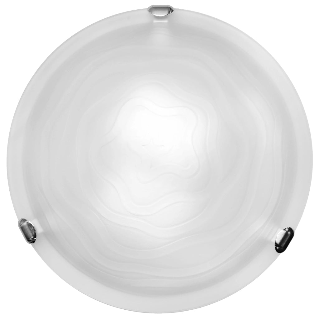 Plafoniera LED Wrap 12W vetro bianca rotonda Candellux