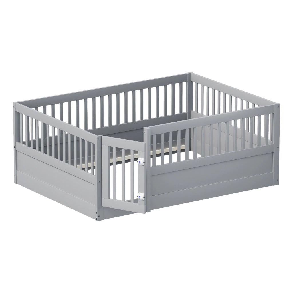 Letto per bambini - Xylo - 140x200 - Grigio