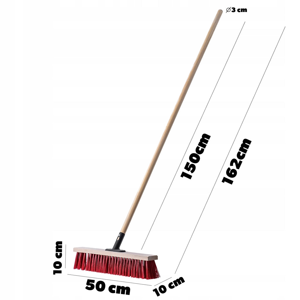 Scopa da giardino KADAX per spazzare strade e giardini, 50 cm