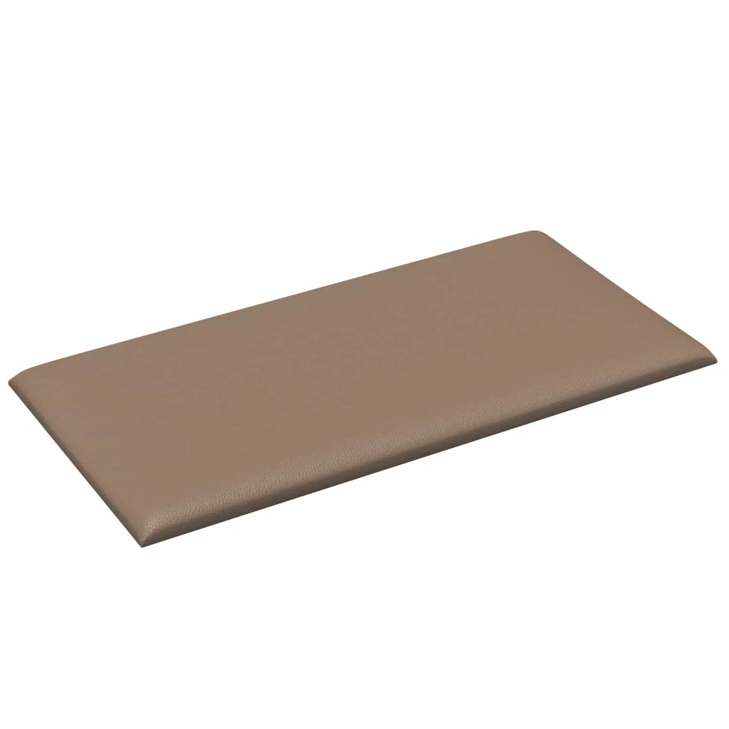 Testiera da Parete 12 pcs Cappuccino 60 x 30 cm Tessuto 4008349
