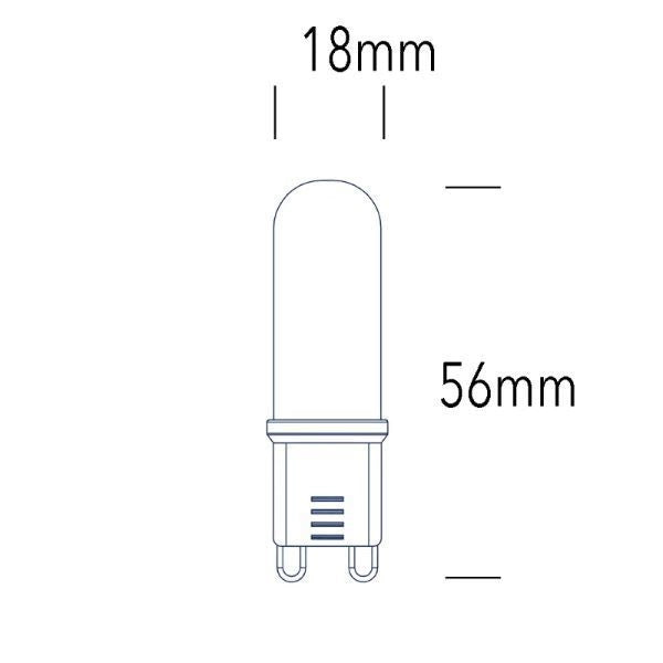 G9 LAMPADINA A LED 4,2W LUCE NATURALE 4000K 470 LUMEN BOT LIGHTING