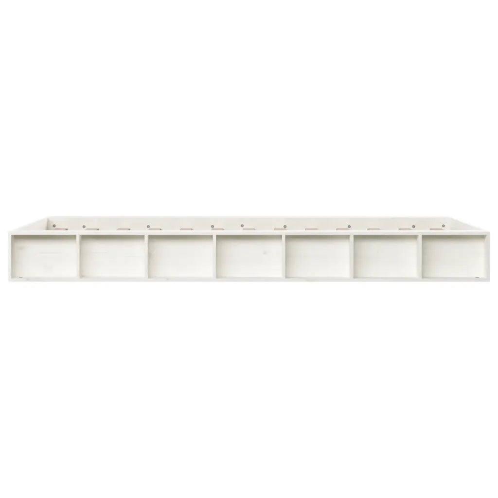 Giroletto Bianco 90x190 cm Single in Legno Massello 820702