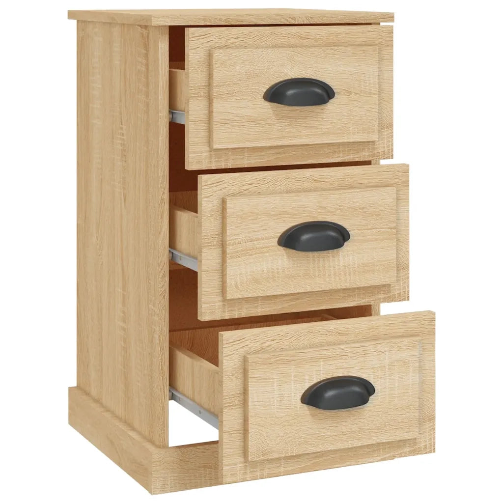 Comodino-Tavolino da notte Rovere Sonoma 39x39x67 cm in Legno Multistrato