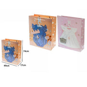 Trade Shop - Busta Buste Borsa Da Regalo Nascita Compleanno Bimba 74x49x17cm 69977 2 Modelli -