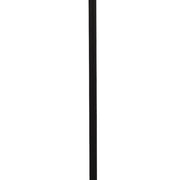 Piantana Contemporaneo Frisbee Acciaio Nero Vetro Led 9,57W 3000K