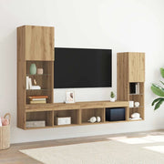 Mobile TV 4 pcs rovere artigianale Legno multistrato 3334390