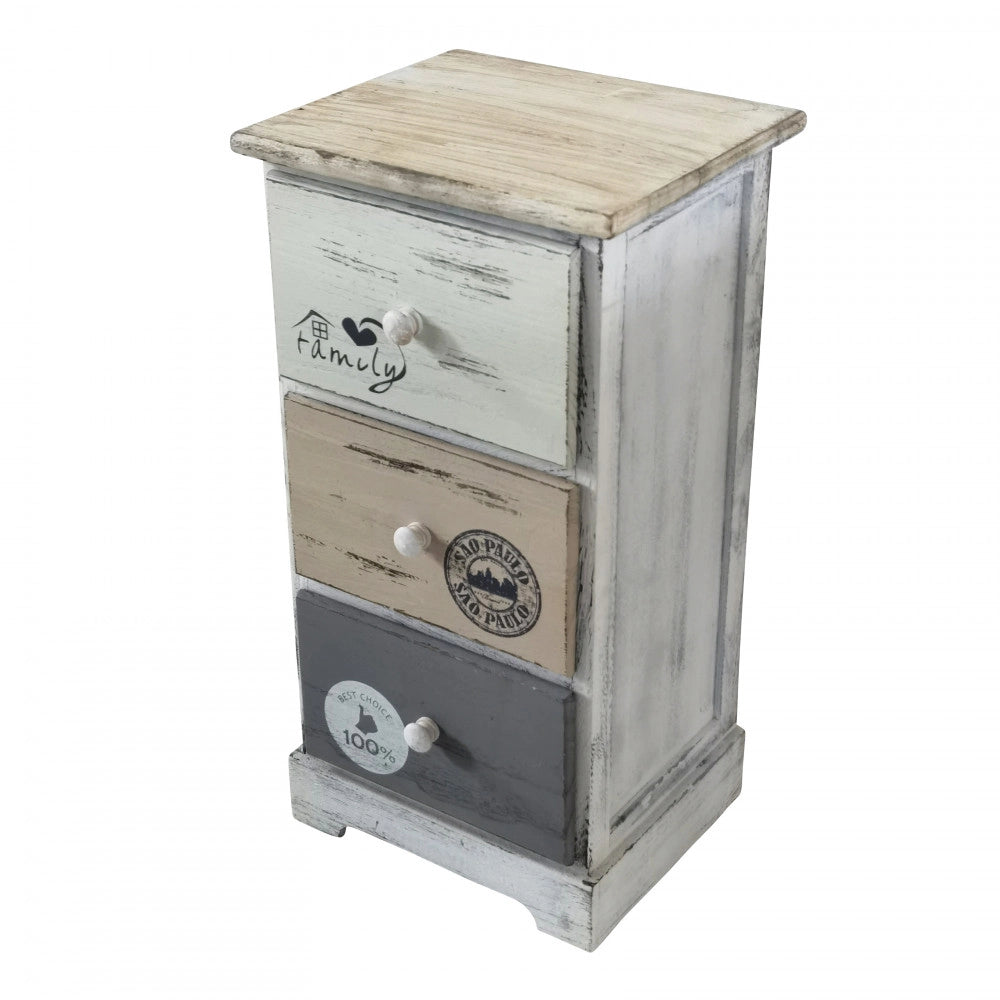 MOBILETTO 3 CASSETTI BARTOLOME