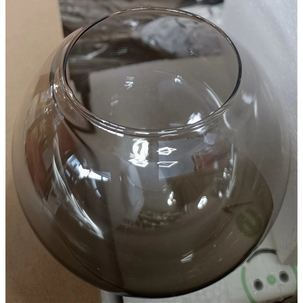 Trade Shop - Lampadario Sospensione 6 Sfere Attacco E27 In Vetro Lampada In Metallo Argento 71652 -