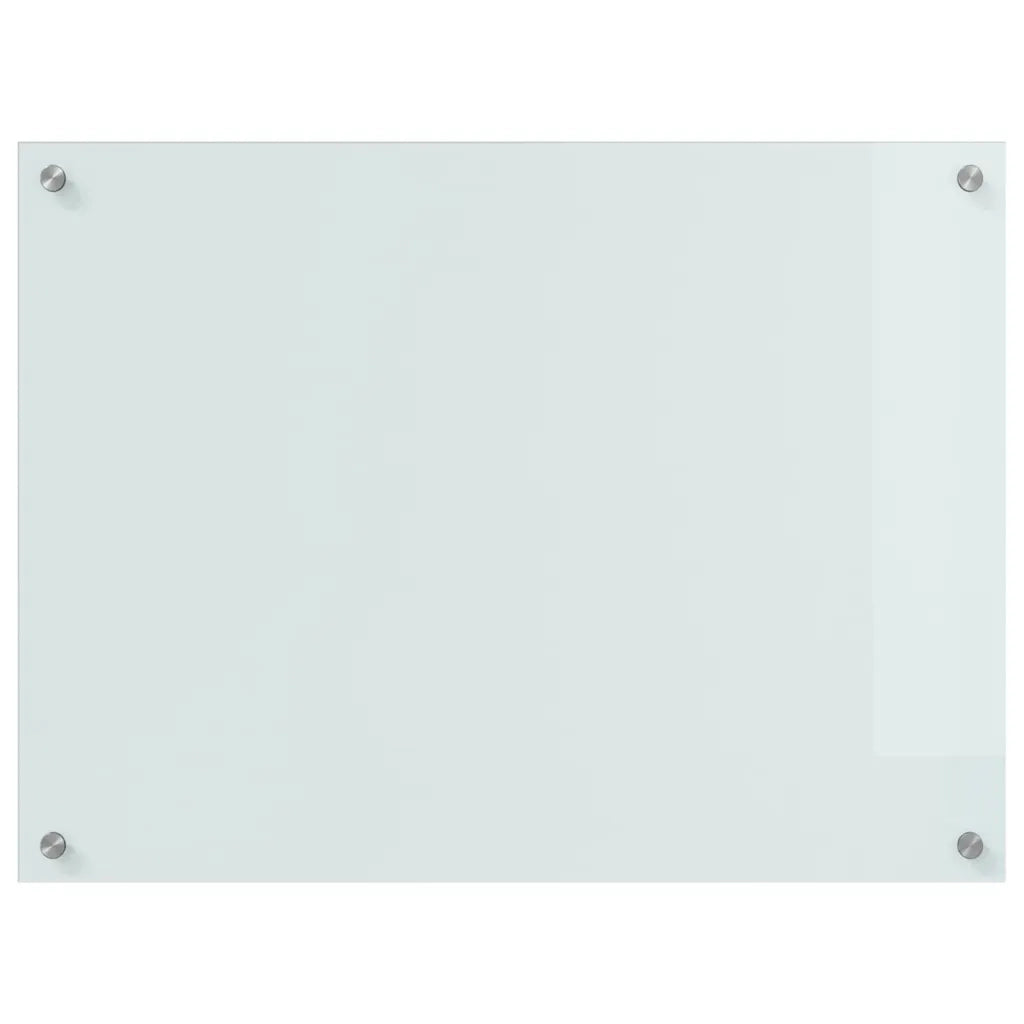 Schienale da cucina 2 pcs Bianco 80 x 60 cm vetro temperato 3415523