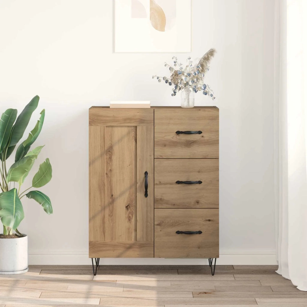 Credenza con cassetto Rovere Artigianale 69,5 x 34 x 90 cm 881619