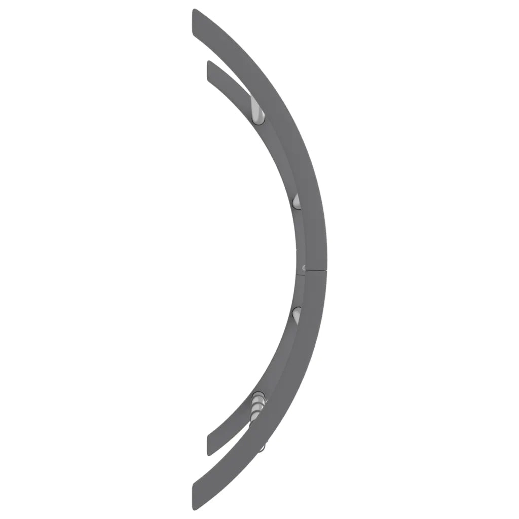 Portasciugamani con Ganci Argento 56x16x72 cm Alluminio cod mxl 78702